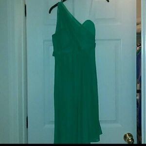 Emerald green bridesmaid dress